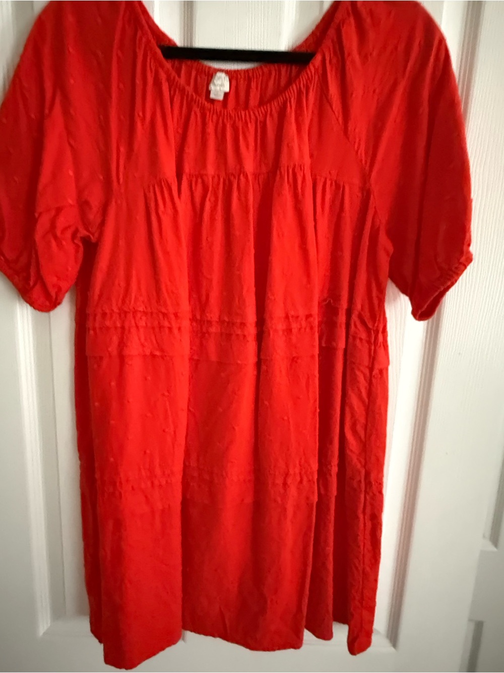 LOFT Orange Midi Dress